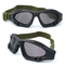 Metal perforado Mesh Tactical Military Glasses FDA